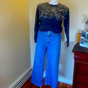 Point Sur high waisted wide leg jeans 30 (fits like 10)